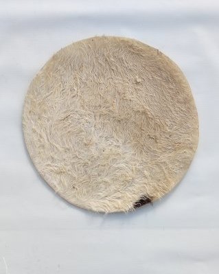 Piel de mula yembé semigruesa con pelo M