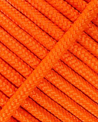Cuerda tambor yembé reforzada 5 mm Naranja fluo 20 m