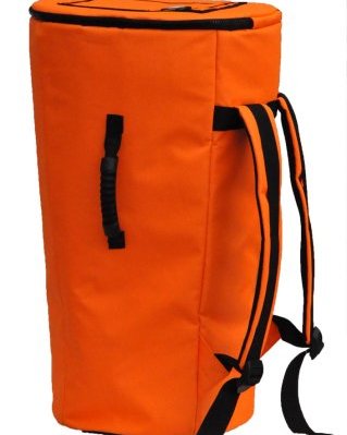 Funda yembé Percussion Africaine Clásico L Naranja