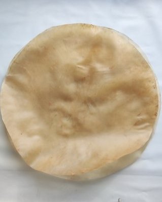 Piel de buey / vaca tambor gruesa sin pelo XXL