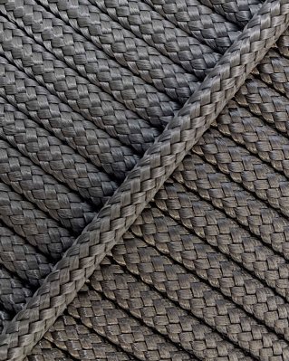 Cuerda tambor yembé hueca PES 5 mm Gris 100 m