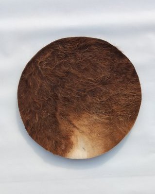 Piel de mula yembé gruesa con pelo M