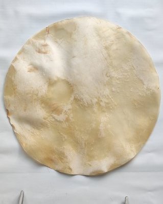 Piel de becerro / vaca yembé muy fina sin pelo XL