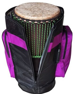 Funda yembé Percussion Africaine Premium XL Malva
